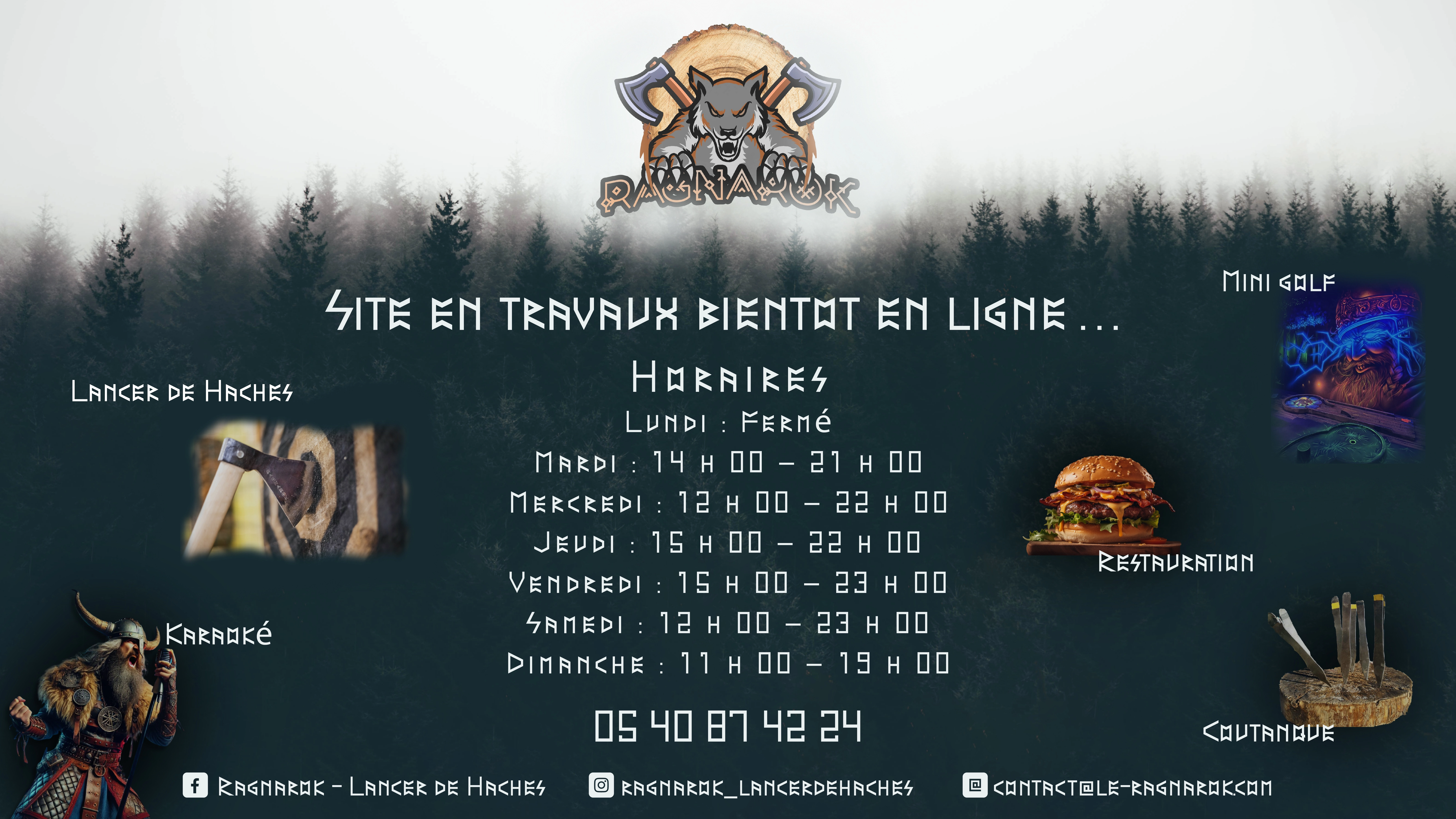 Site Ragnarok en travaux